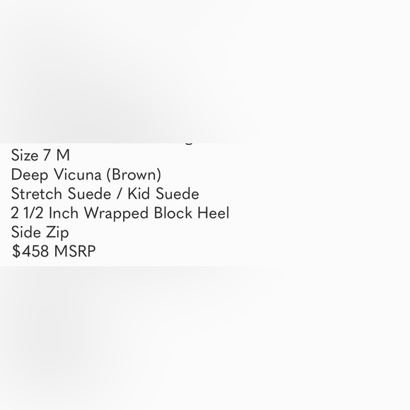 Tory Burch Penelope Size 7 Brown Stretch Suede Ankle Boot Bootie NEW - Picture 11 of 14